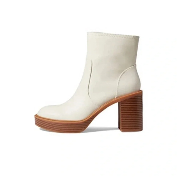 New Dolce Vita Calory Chelsea Boots Ivory Stella Cinzia bootie boho hipster - Picture 3 of 14